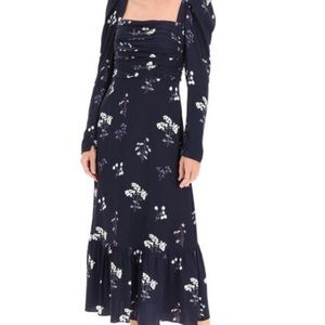 brand new midi self portrait dress with tags